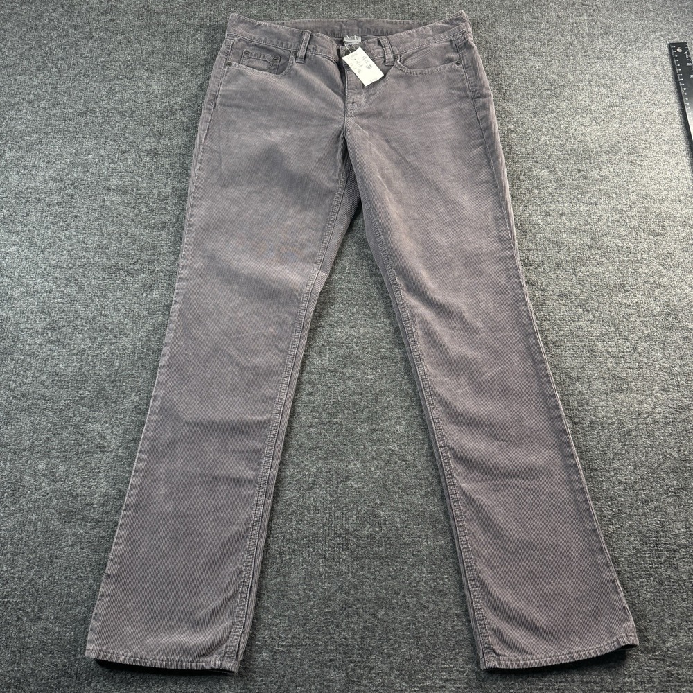 J. Crew Gray VTG Matchstick Skinny Leg Corduroy 29S City Fit Women's Pants NWT
